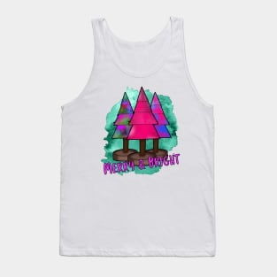 Christmas trees - merry & bright Tank Top